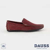 DAUSS Zapato Casual Cuero Nobuck 5501 GUINDA